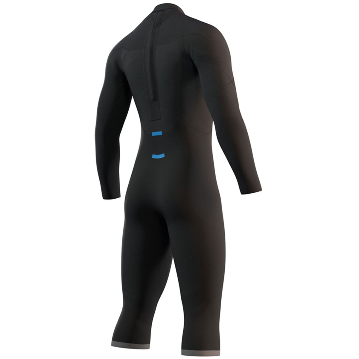 Mystic Brand 3/2mm Back-Zip Shortleg Flatlock Wetsuit - Black