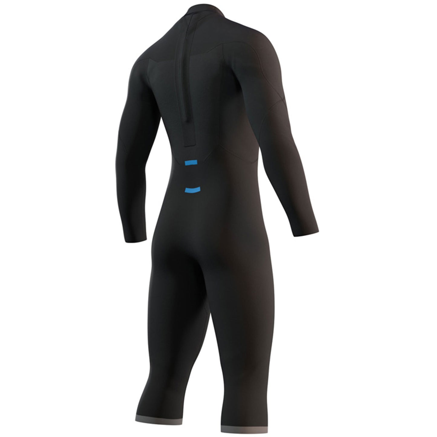 Mystic Brand 3/2mm Back-Zip Shortleg Flatlock Wetsuit - Black