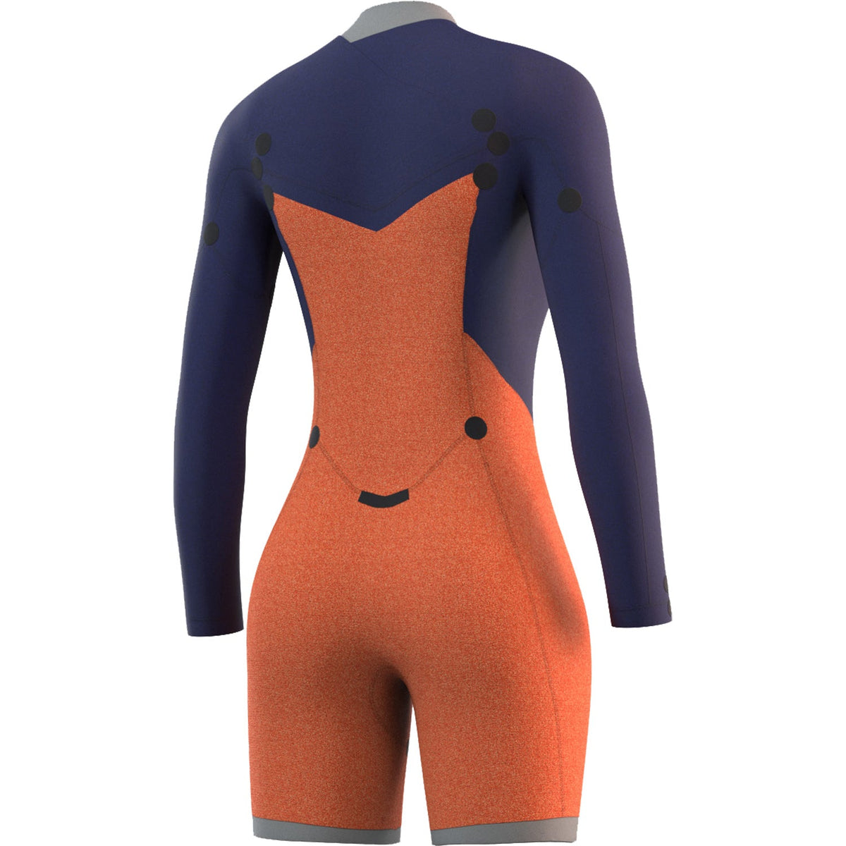 Mystic Womens Dazzled 3/2 Longarm Shorty Wetsuit - Black