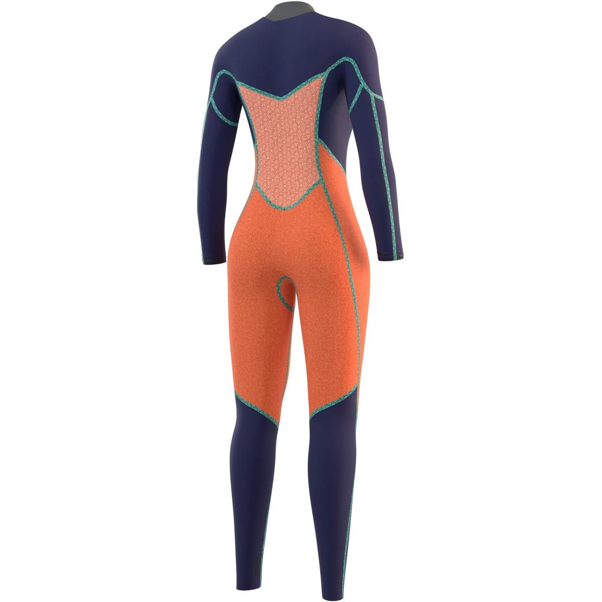 Mystic Womens Jayde 3/2mm Chest-Zip Fullsuit Wetsuit - Navy
