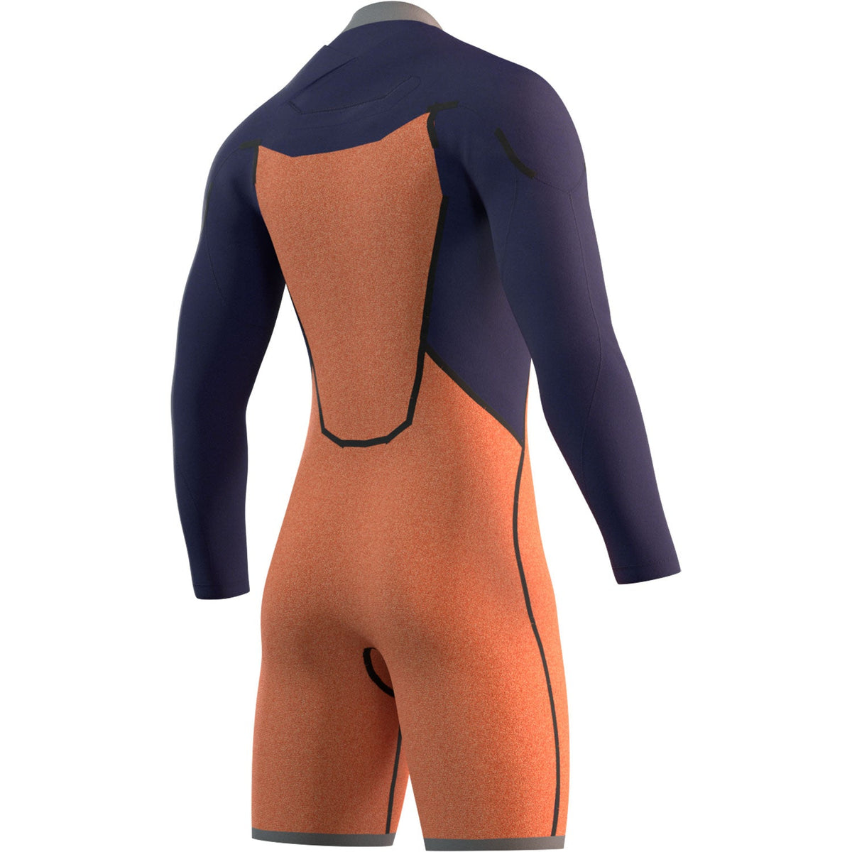 Mystic Marshall 3/2mm Long Arm Shorty Wetsuit - Black
