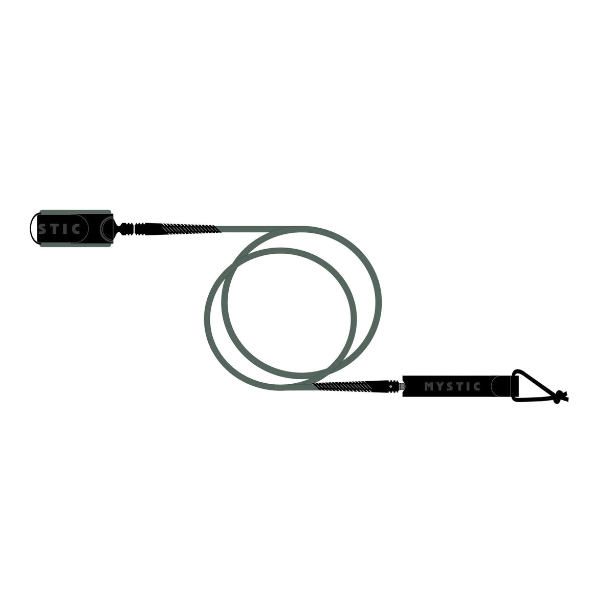 Mystic Surf Board Leash - Dark Olive