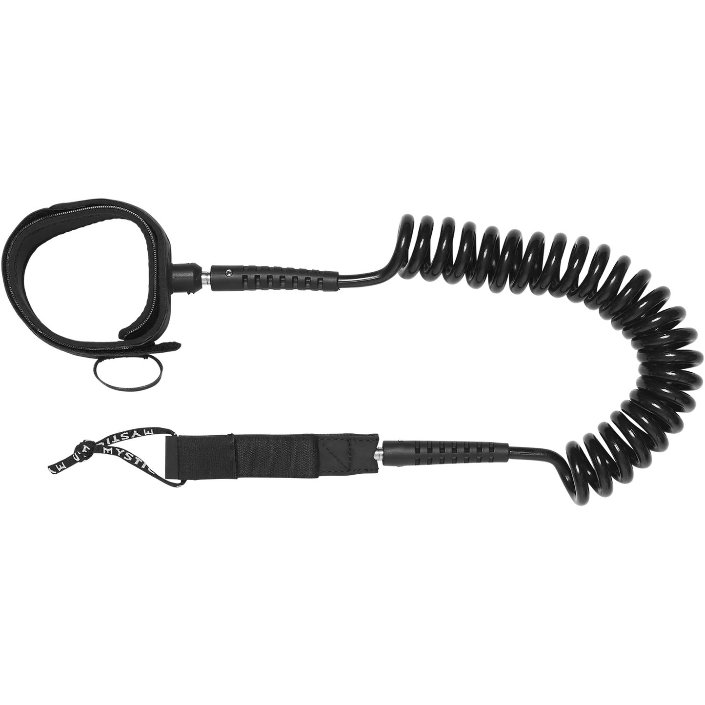 Mystic Wingfoil Board Coiled Calf Leash - Black