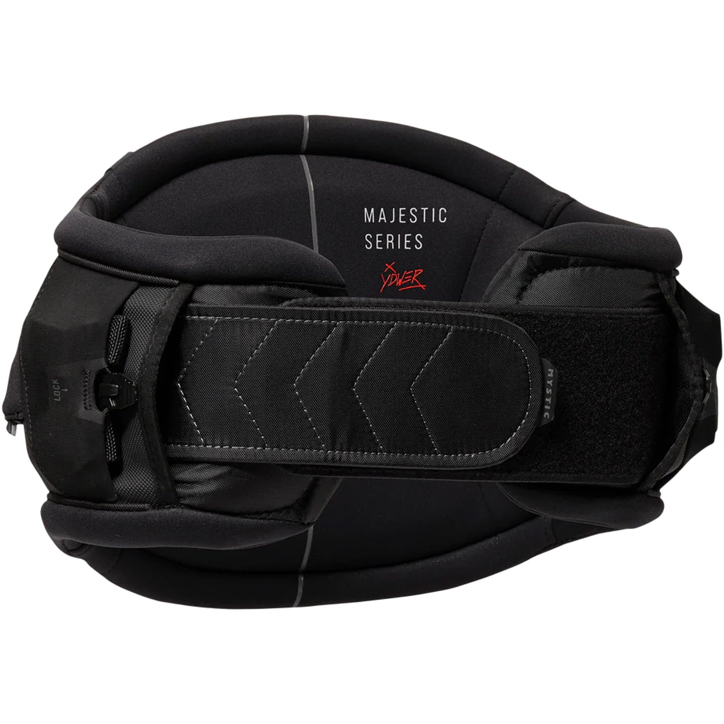 Mystic Majestic YDWER Waist Harness No Spreader Bar - Black/White