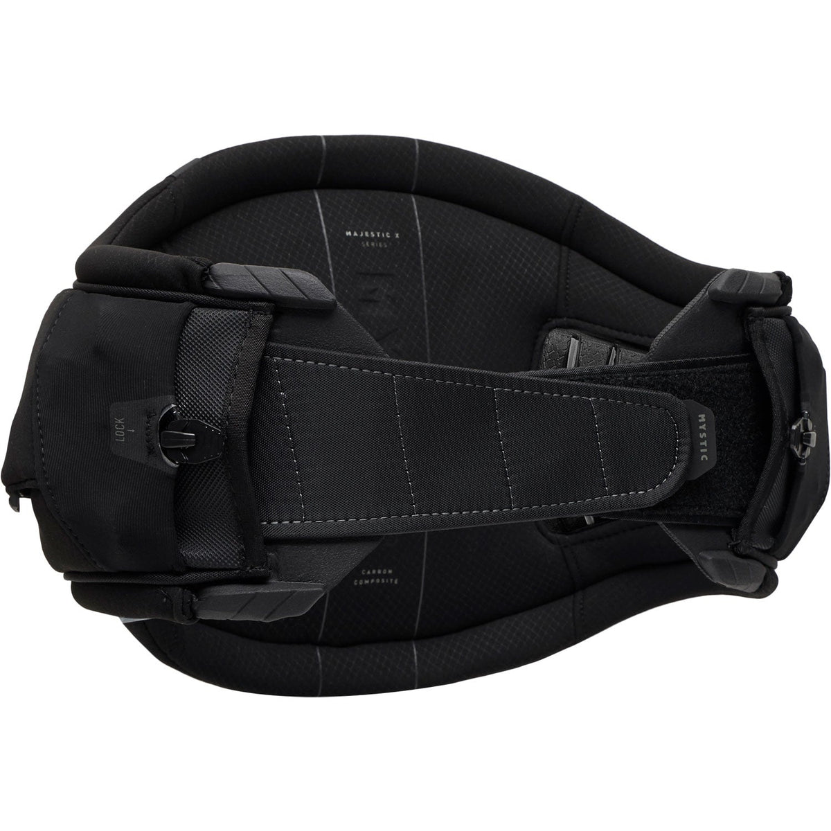 Mystic Majestic X Waist Harness No Spreader Bar - Black