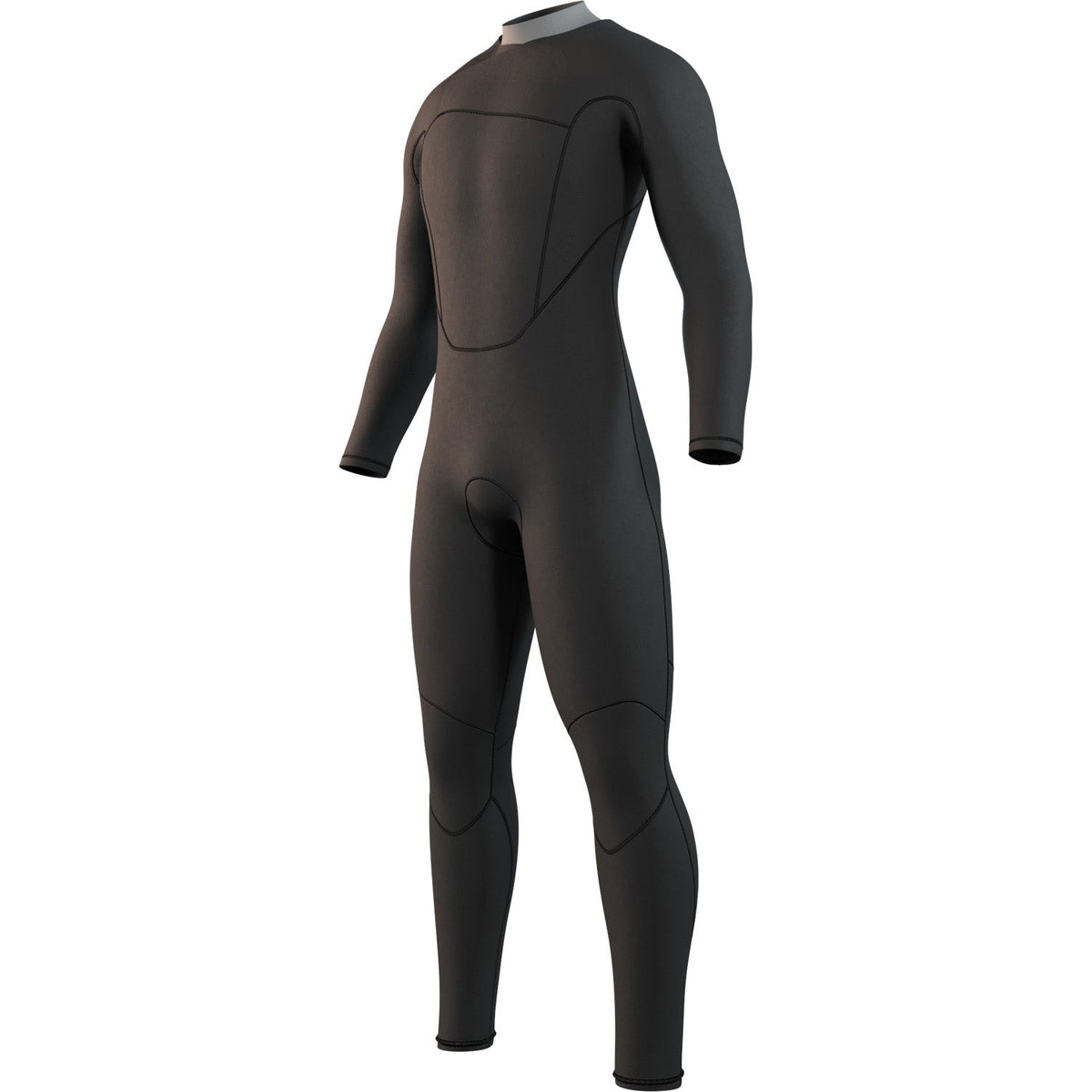 Mystic BRAND 3/2mm Front-Zip Fullsuit Wetsuit - Black