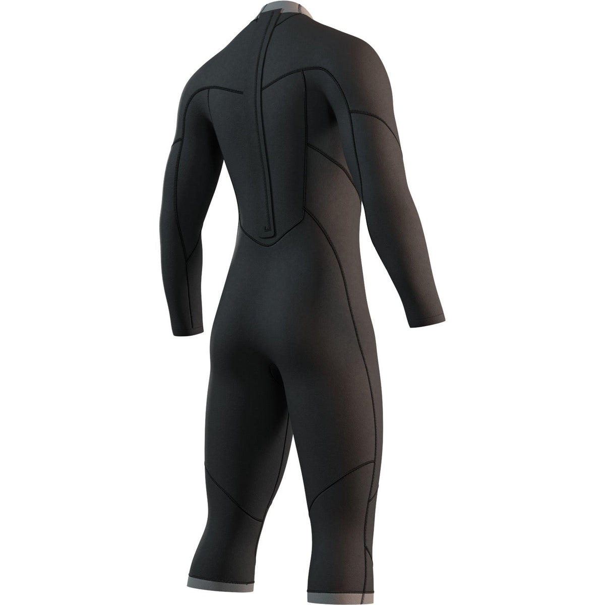 Mystic BRAND 3/2mm Back-Zip Long Arm Short Leg Wetsuit - Black