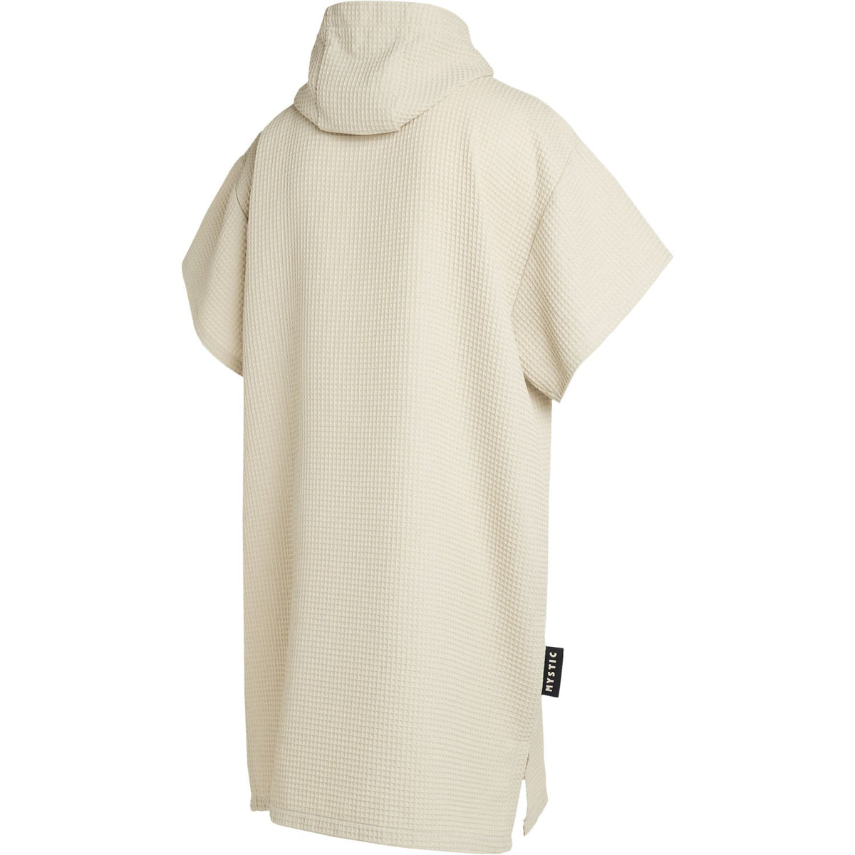 Mystic Waffle Cotton Poncho Robe- Sand