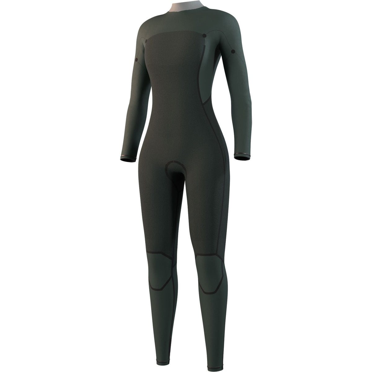 Mystic Womens HAVEN 3/2 Front-Zip Wetsuit - Purple