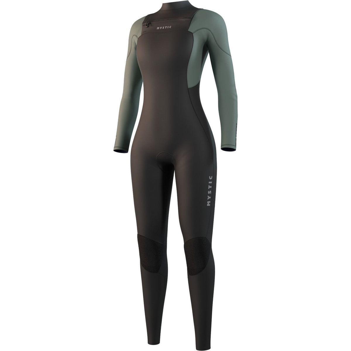 Mystic Womens Star 3/2mm Front-Zip Fullsuit Wetsuit - Dark Olive
