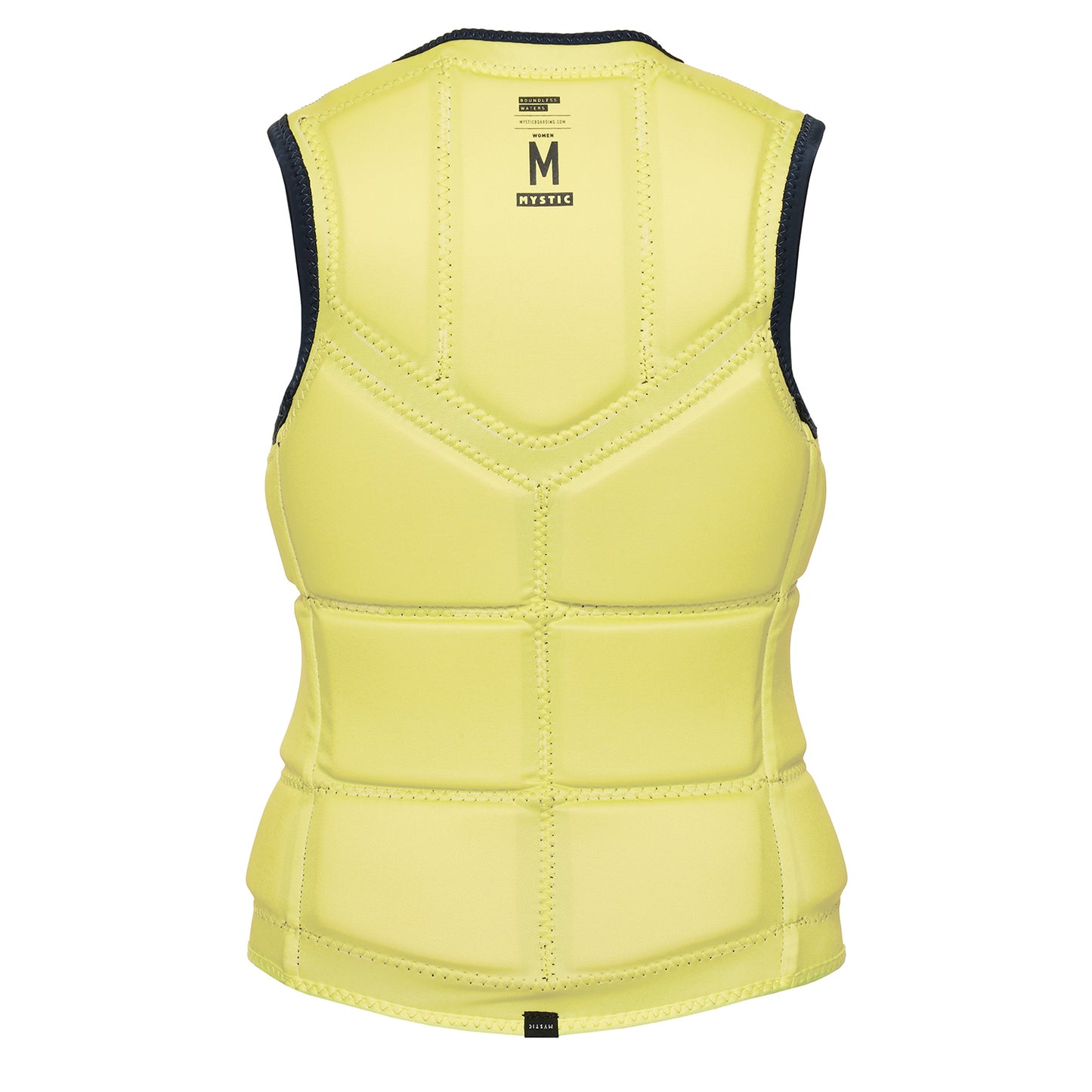 Mystic Womens Dazzled Wake Boarding Front-Zip Impact Vest - Night Blue