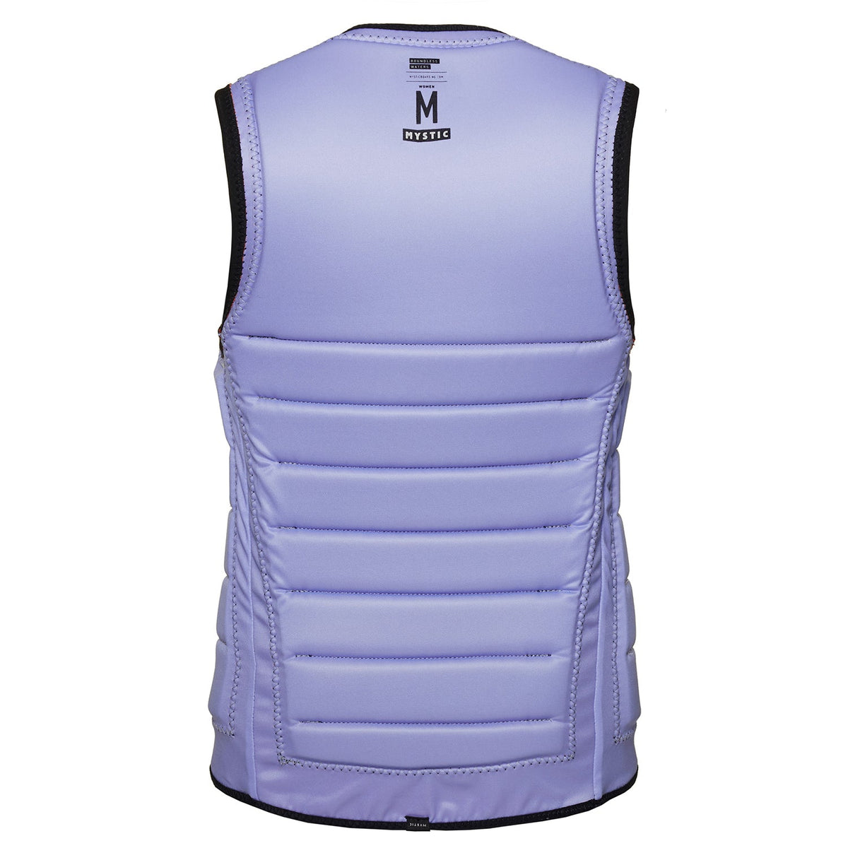 Mystic Womens Juice Wake Boarding Front-Zip Impact Vest - Black/Purple