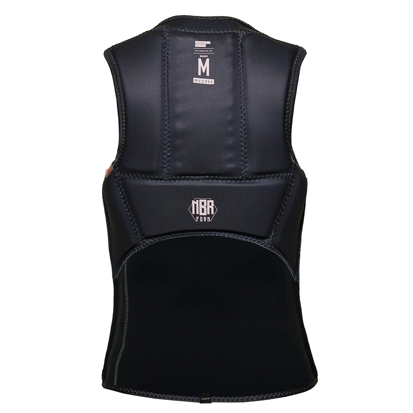 Mystic Womens Ruby Kite Surfing Front-Zip Impact Vest - Dark Grey