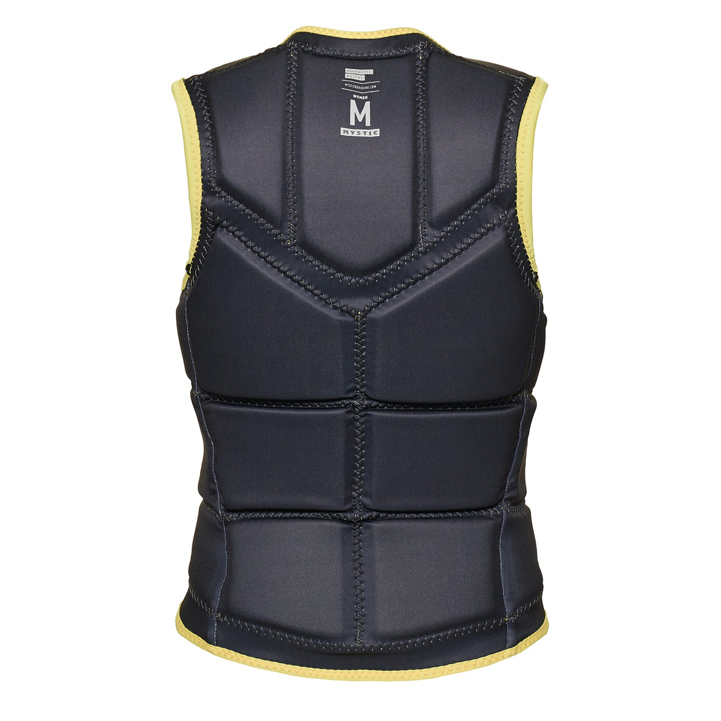 Mystic Womens Star Wake Boarding Front-Zip Impact Vest - Pastel Yellow