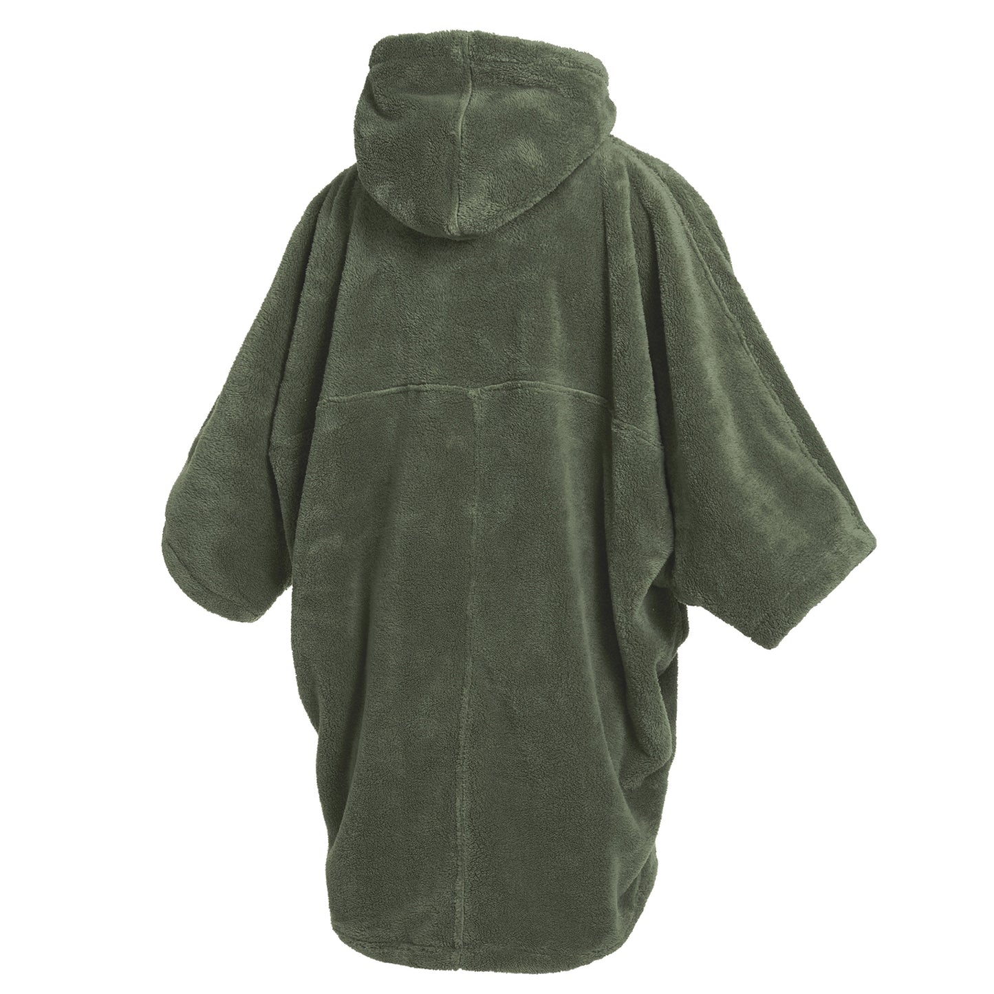 Mystic Womens Teddy Poncho - Olive Green