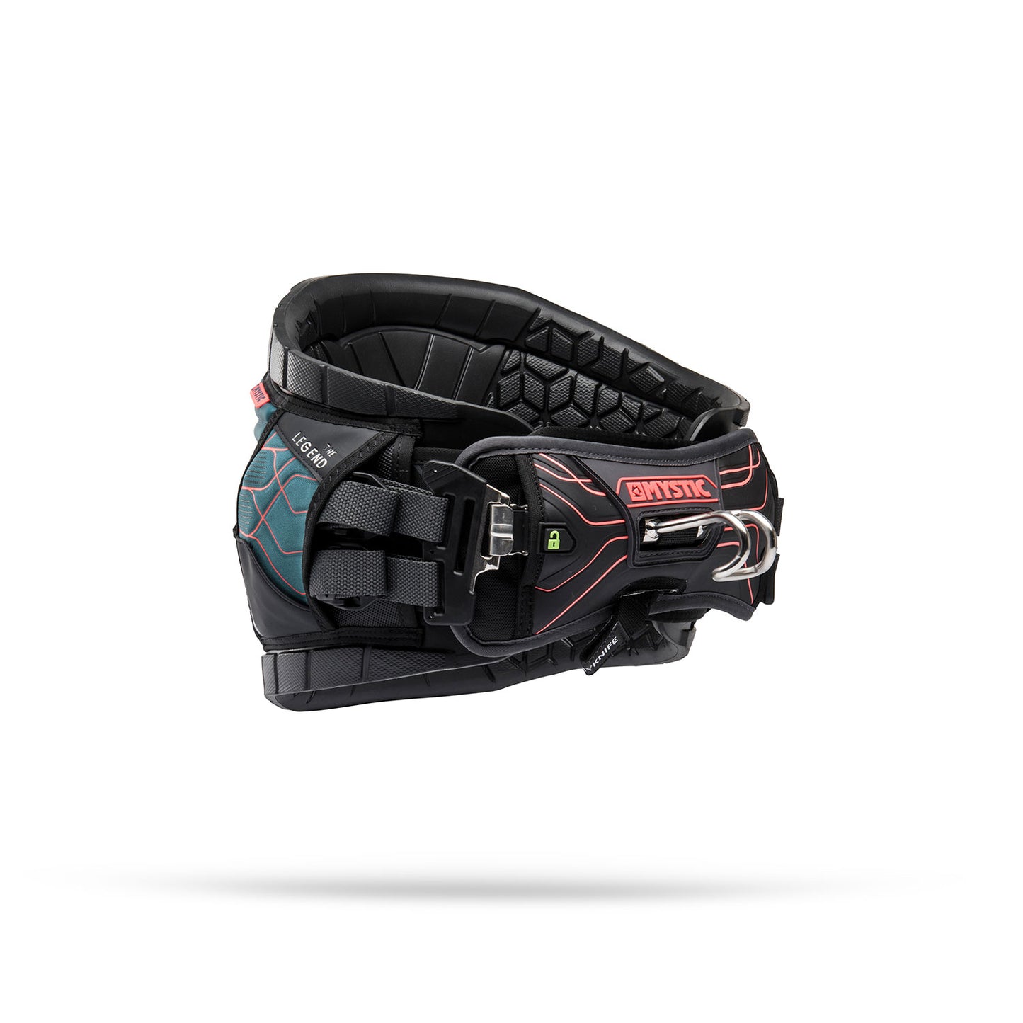  Mystic LEGEND Kitesurf Harness - Teal/Red