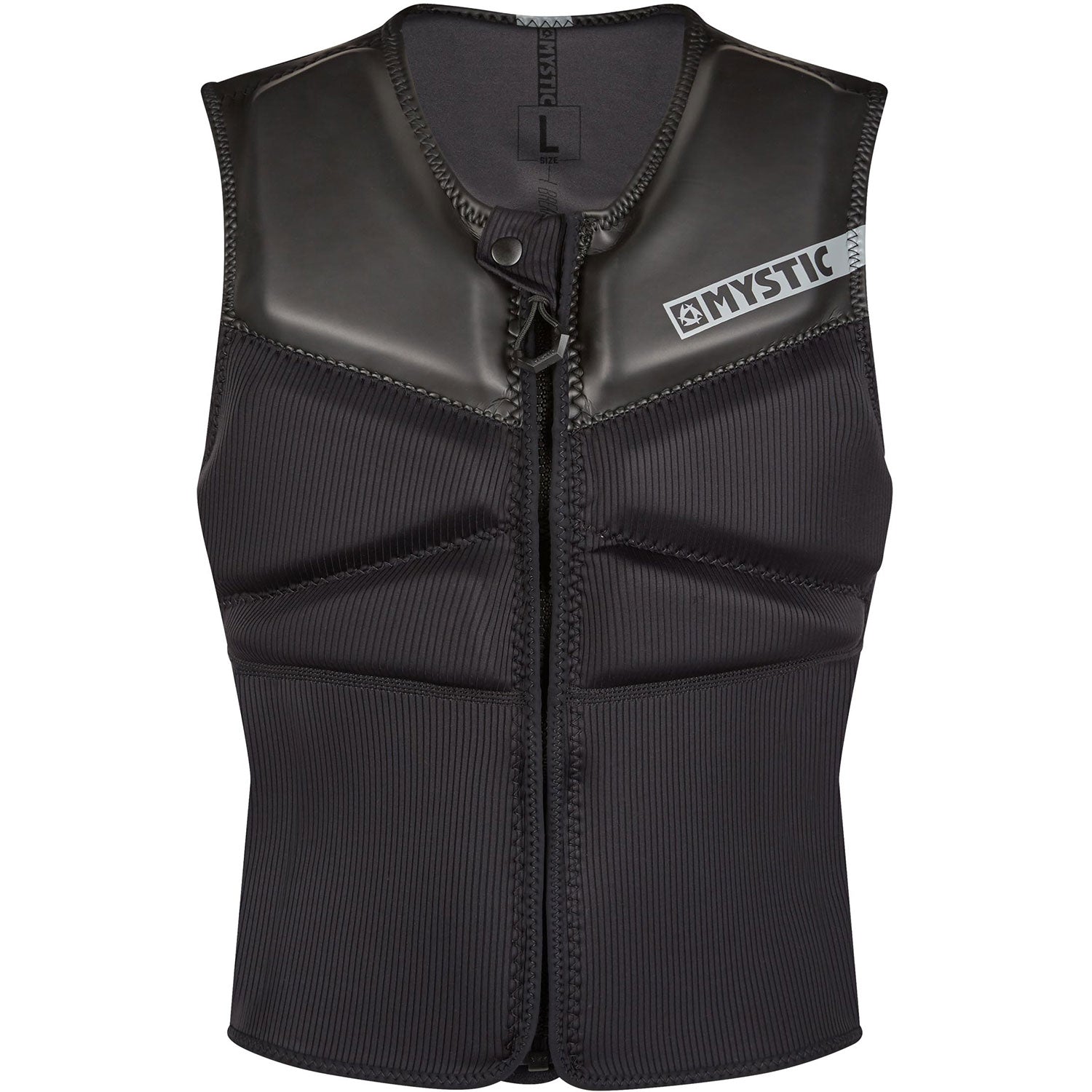  Mystic Block Kite Surfing Front-Zip Impact Vest - Black