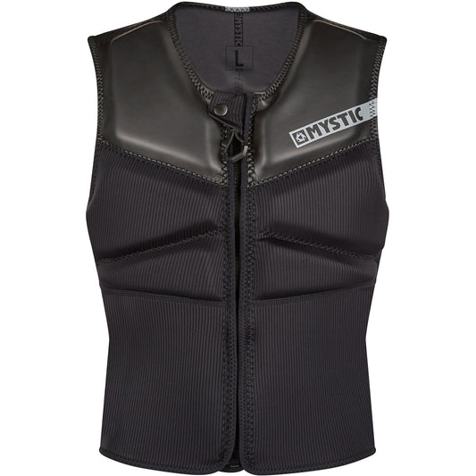  Mystic Block Kite Surfing Front-Zip Impact Vest - Black