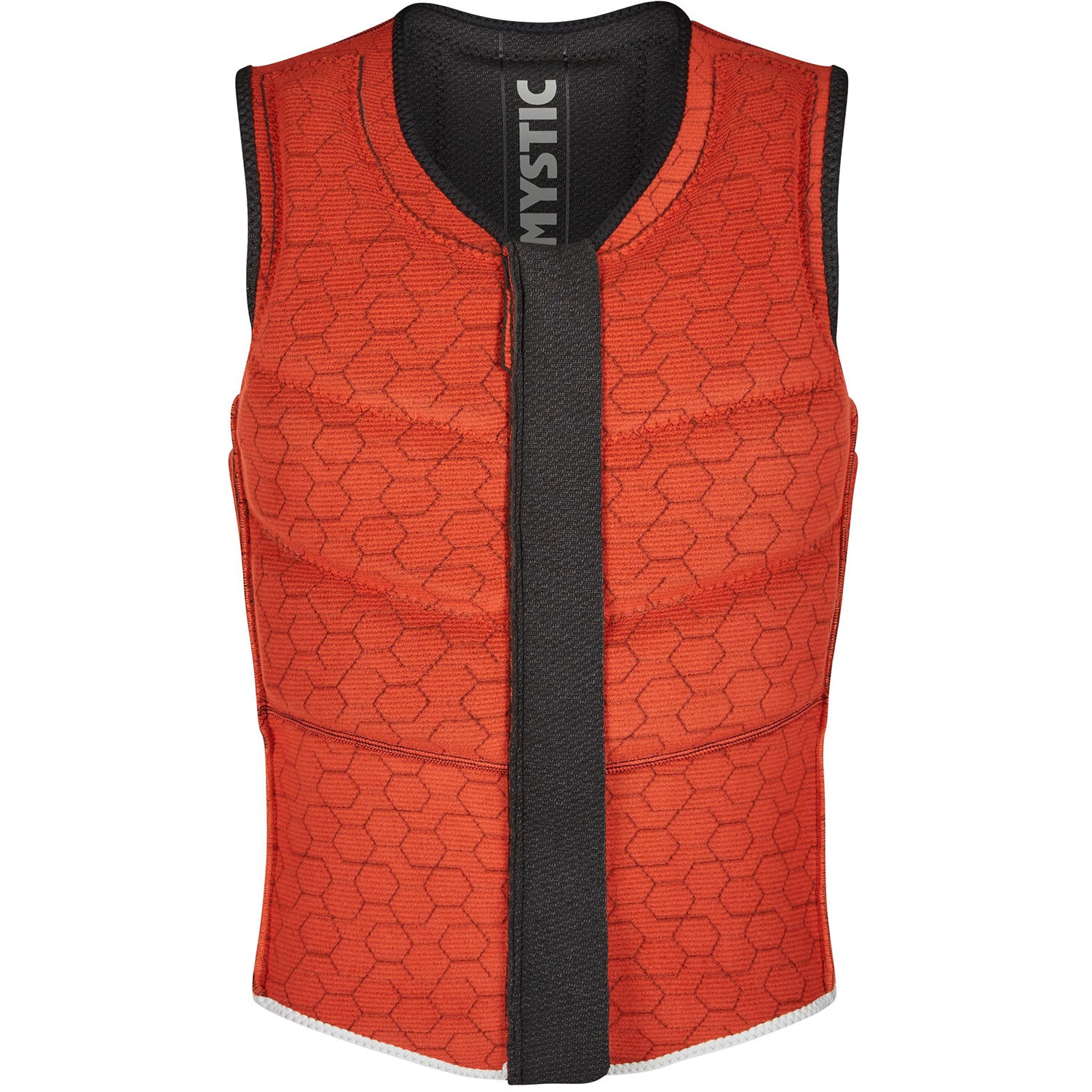  Mystic Foil Kite Surfing Front-Zip Impact Vest - Black