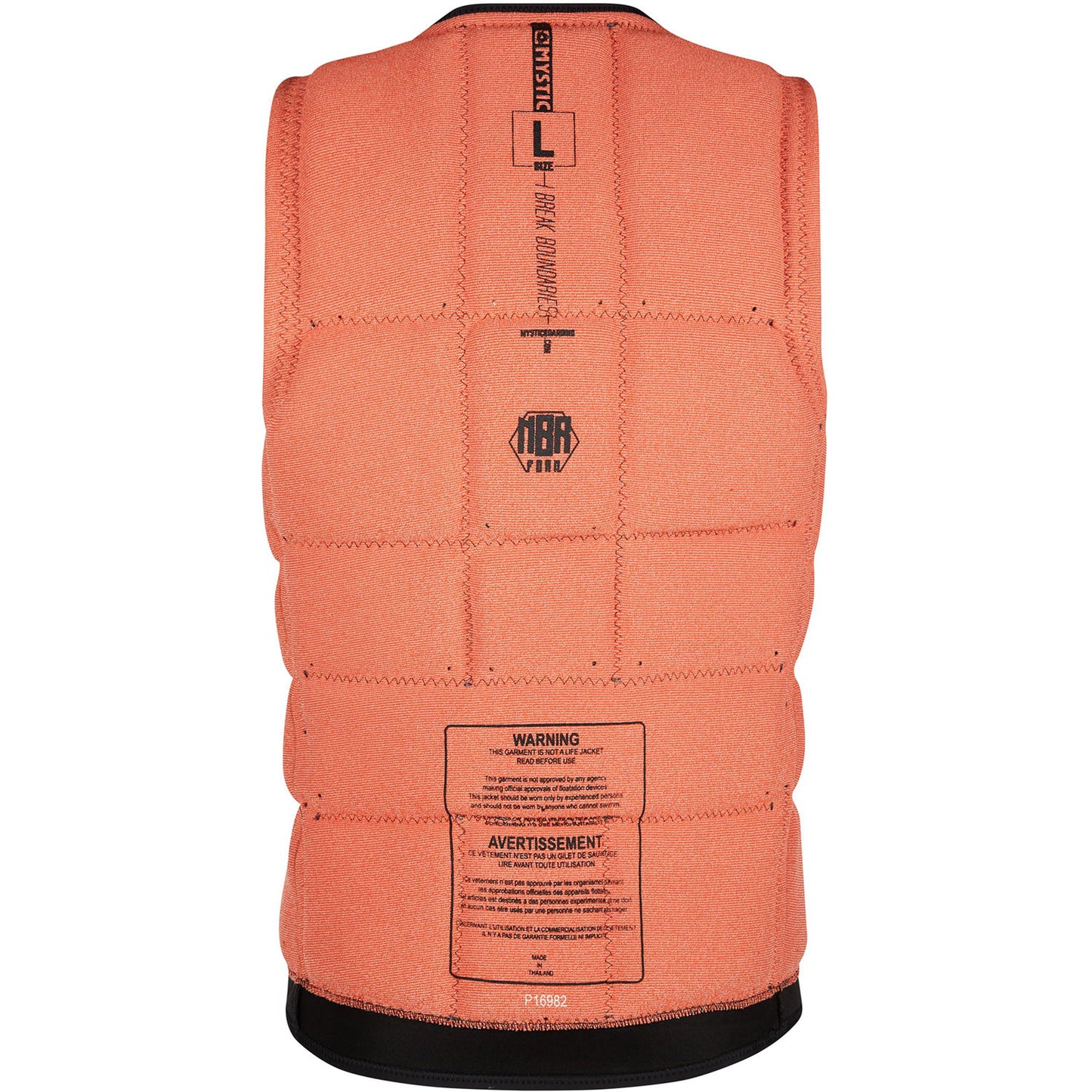  Mystic MAJESTIC Wake Boarding Front-Zip Buckle Impact Vest - Brave Green