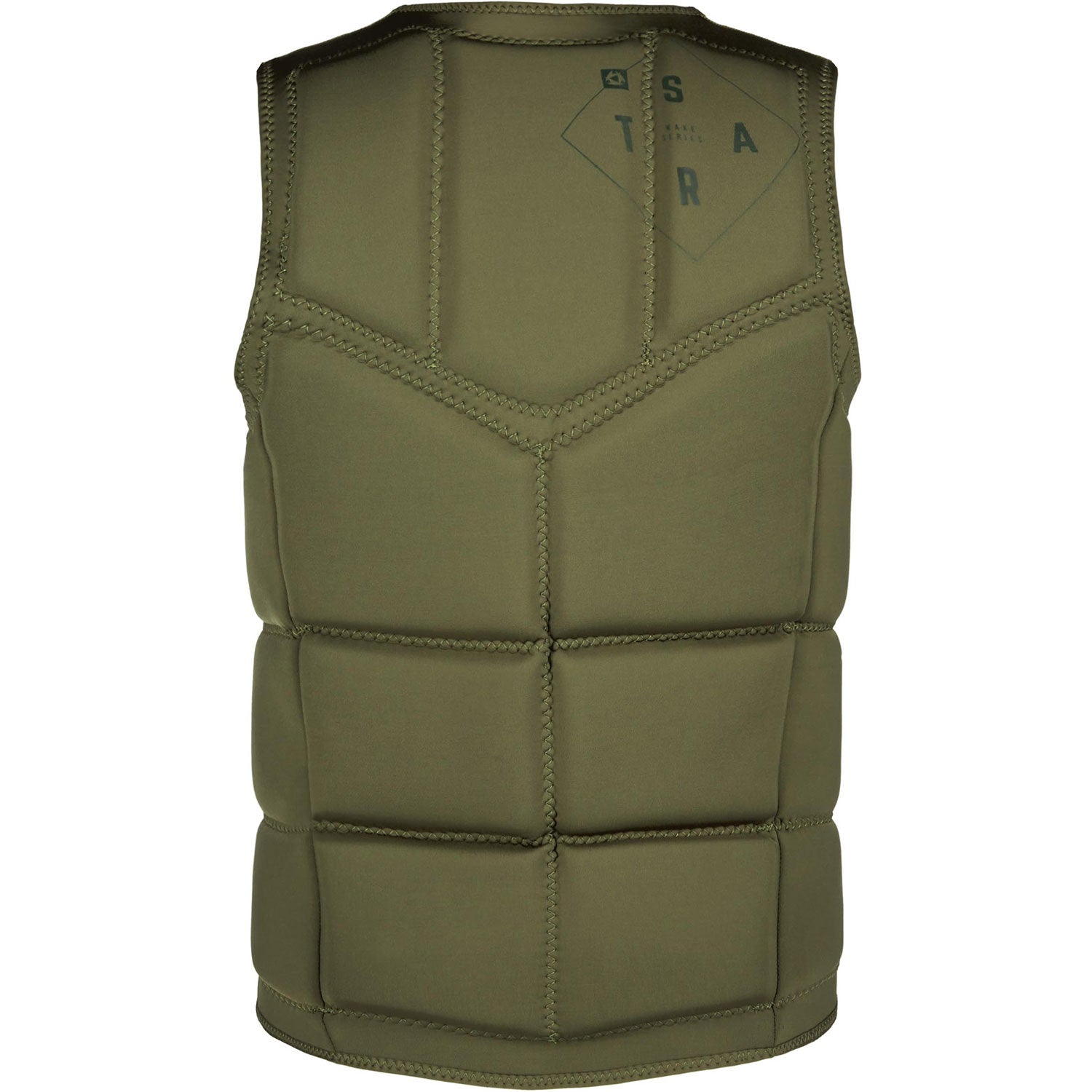  Mystic STAR Wake Boarding Front-Zip Impact Vest - Green