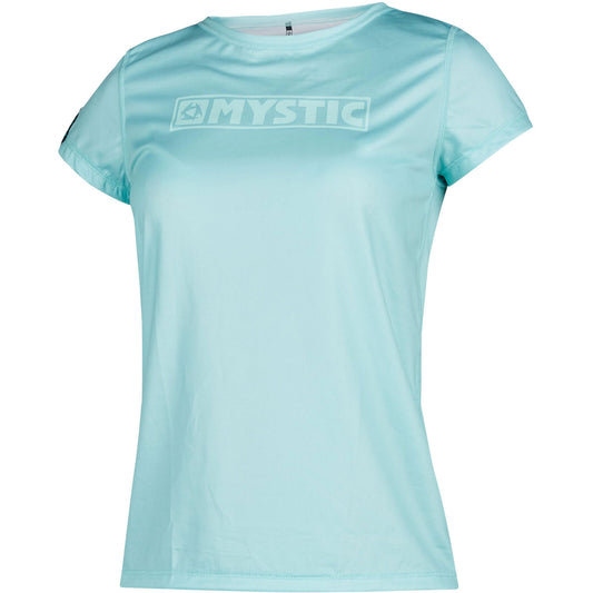  Mystic Womens Star Shortsleeve Quickdry Top - Mist Mint