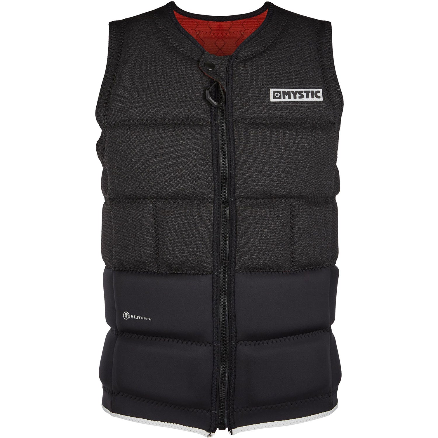  Mystic VOLTT Wake Boarding Front-Zip Impact Vest - Black