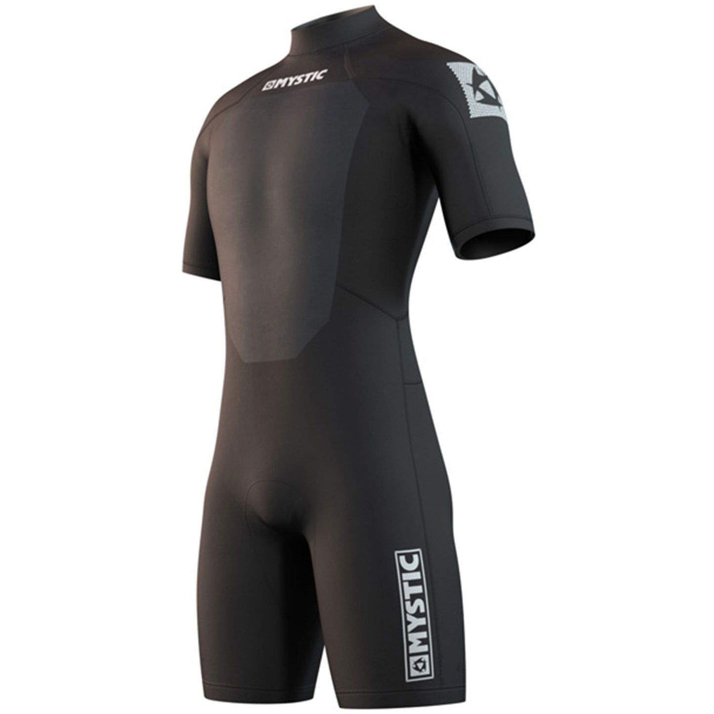 Mystic Brand 3/2mm Back-ZipShorty Wetsuit - Black