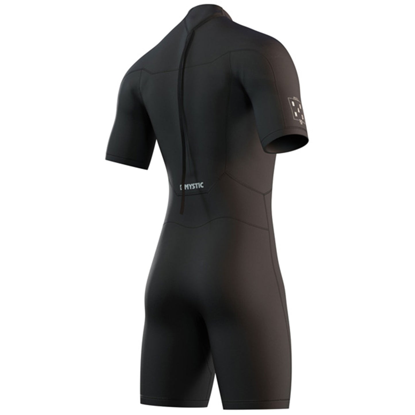  Mystic Brand 3/2mm Back-ZipShorty Wetsuit - Black
