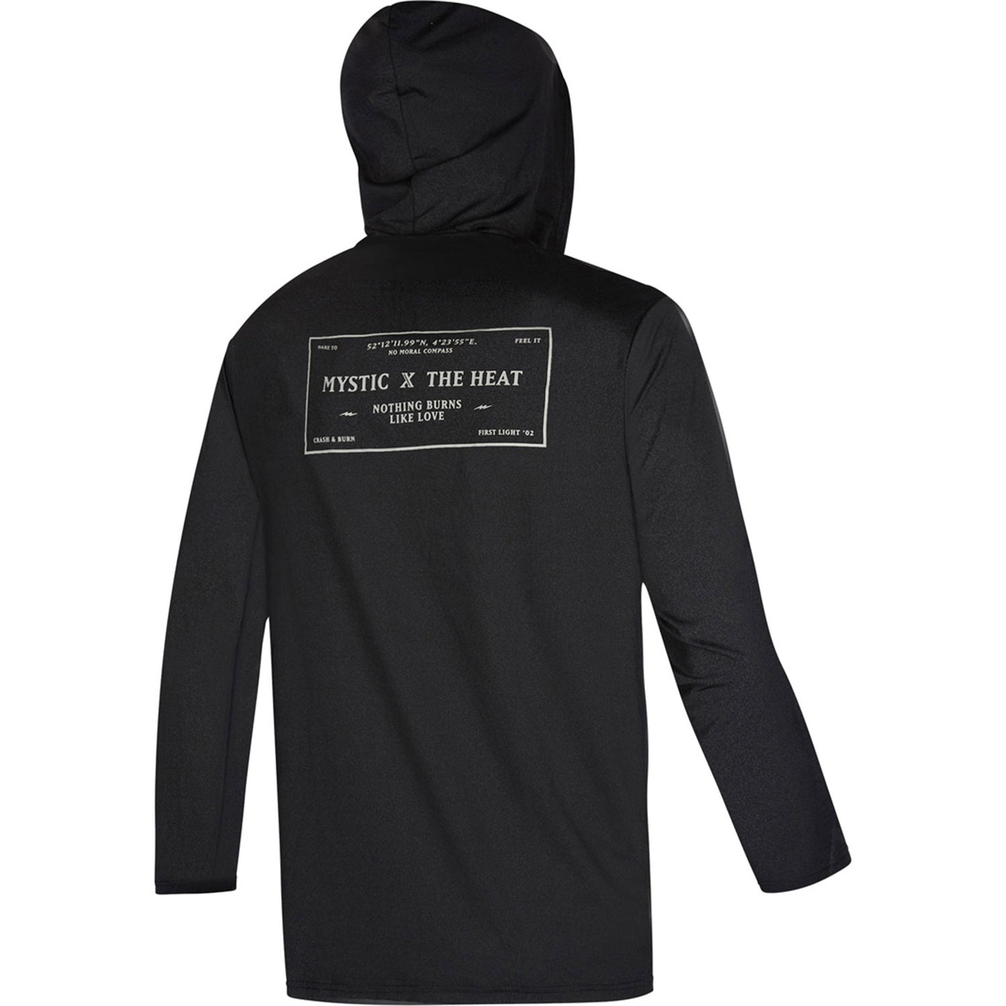  Mystic CHILLER Hooded Loosefit Rash Vest - Black