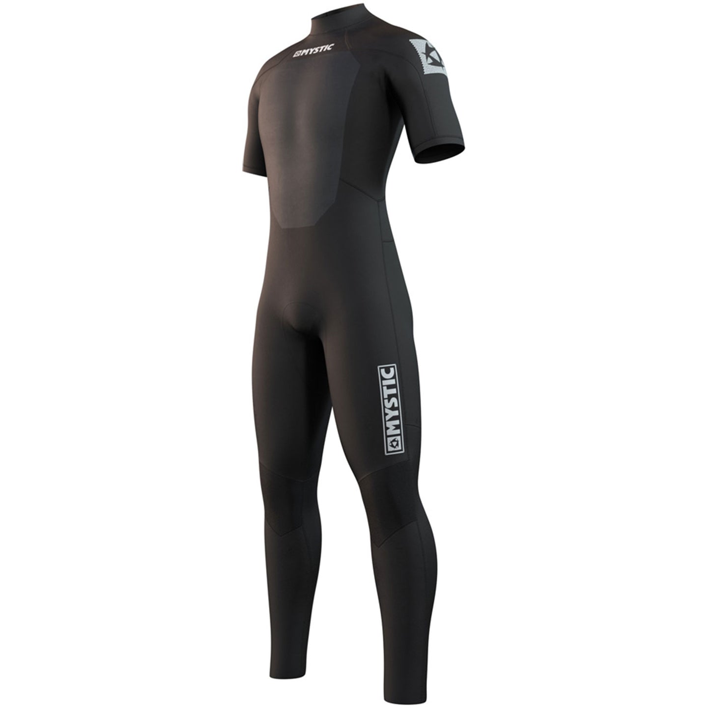  Mystic Star 3/2mm GBS Back-Zip Shortarm Wetsuit - Black