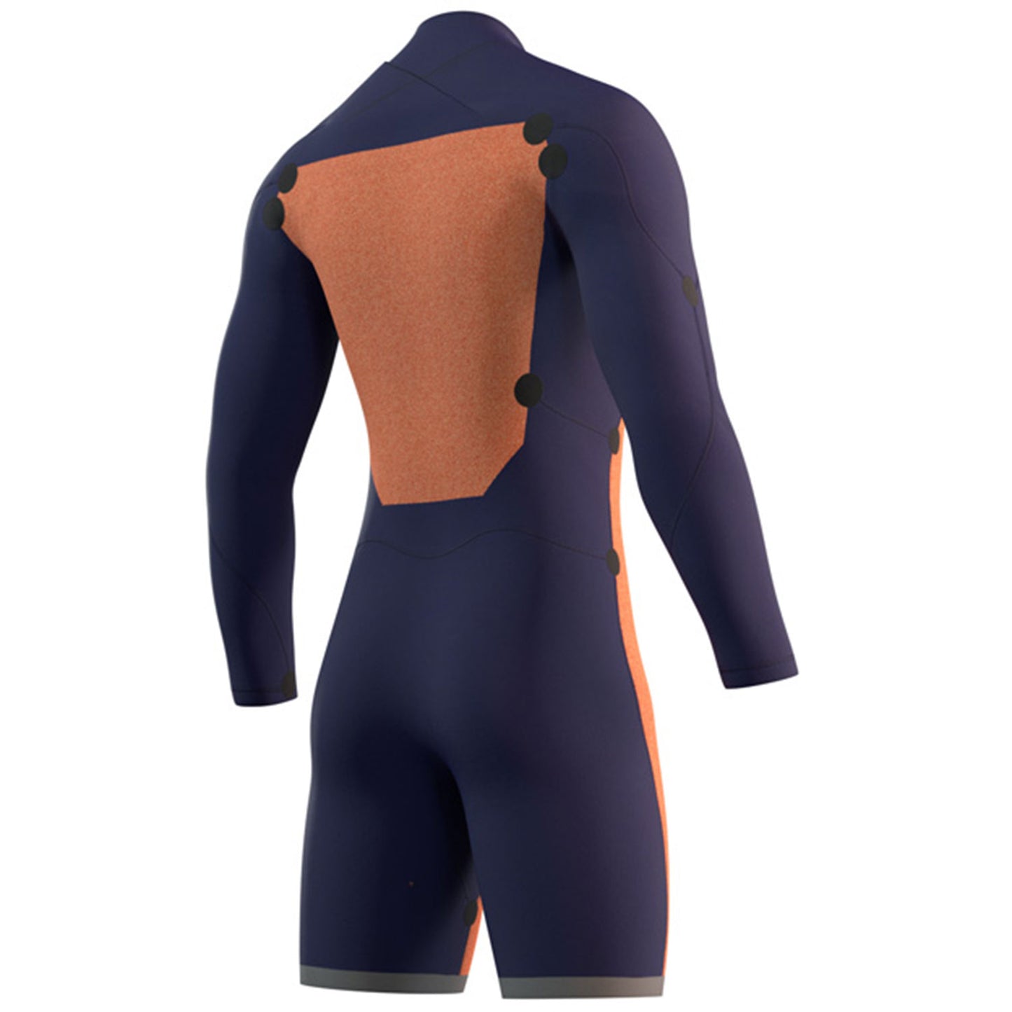  Mystic Star 3/2mm GBS Double FZip Longarm Shorty Wetsuit - Black