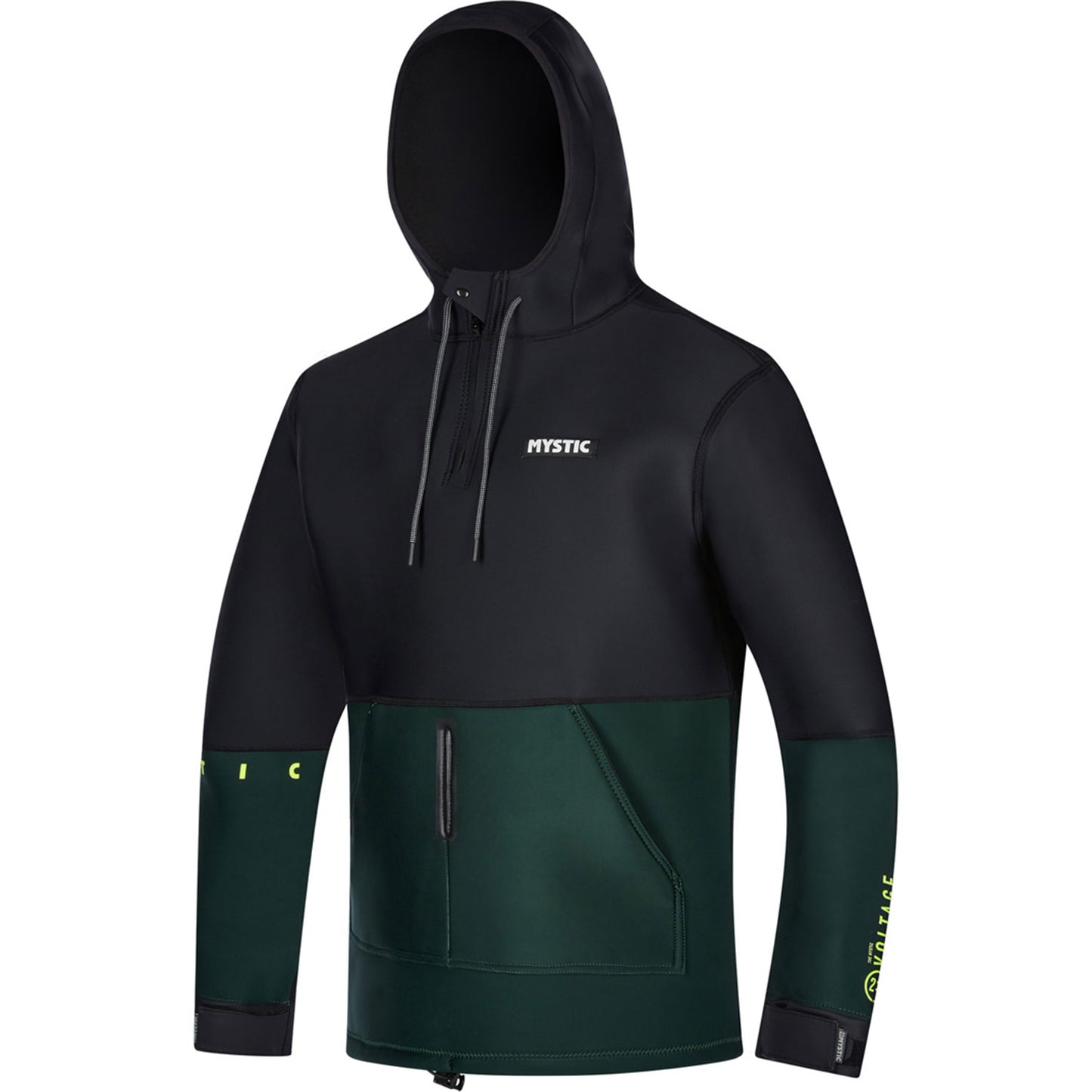  Mystic Voltage Sweat 4mm Neoprene Hoody - Dark Leaf