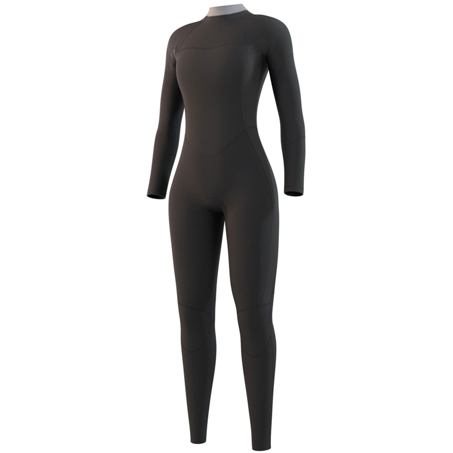  Mystic Womens Brand 3/2mm Back-Zip Flatlock Wetsuit - Night Blue