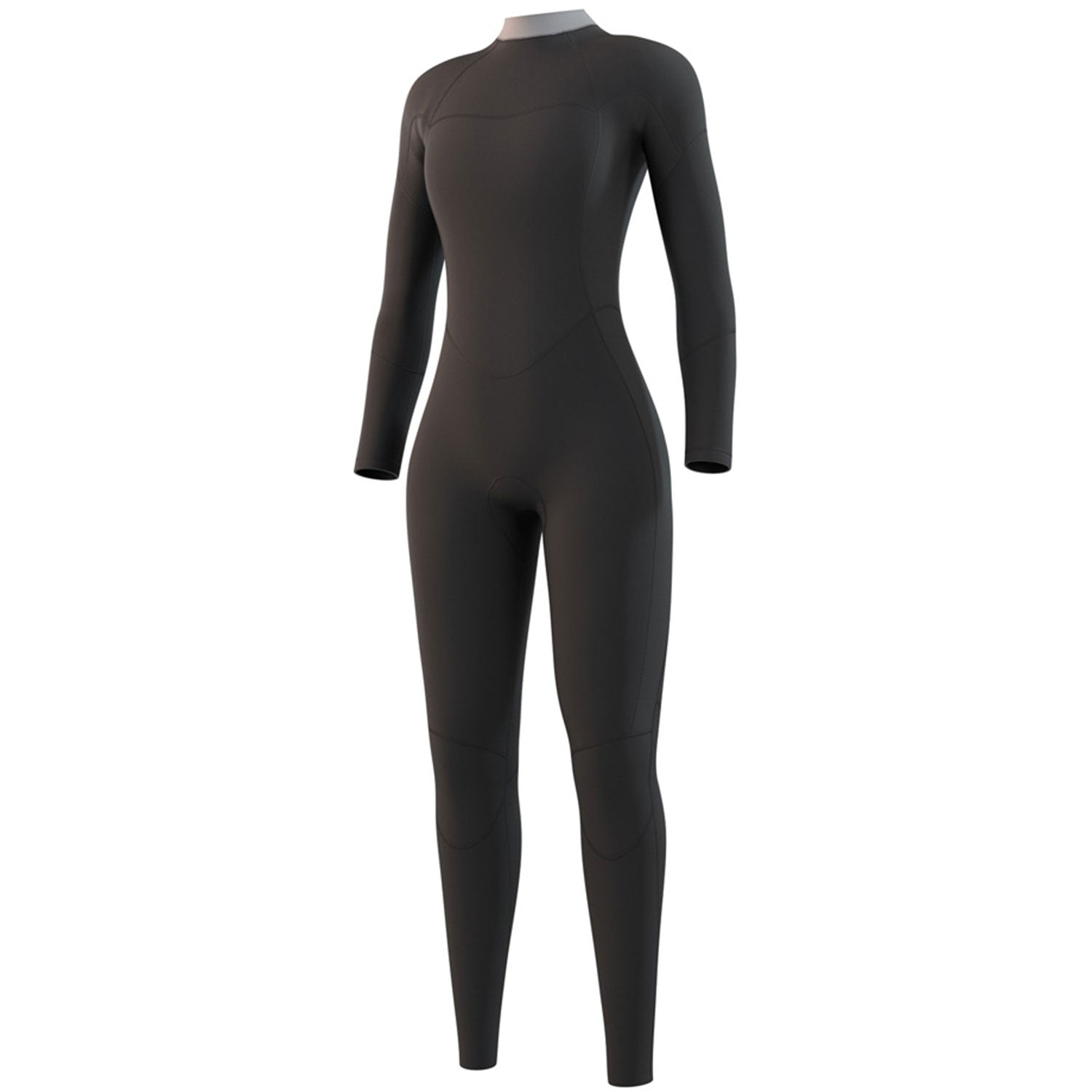  Mystic Womens Brand 3/2mm Back-Zip Flatlock Wetsuit - Night Blue