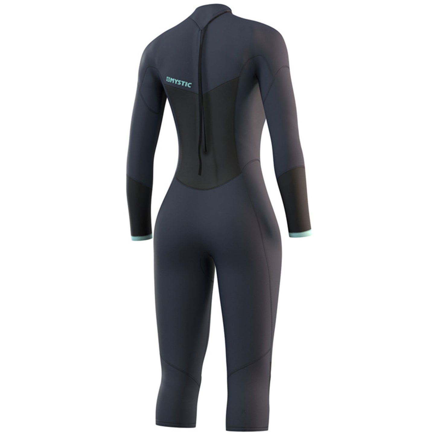  Mystic Womens Brand 3/2mm Back-Zip FL Shortleg Wetsuit - Night Blue