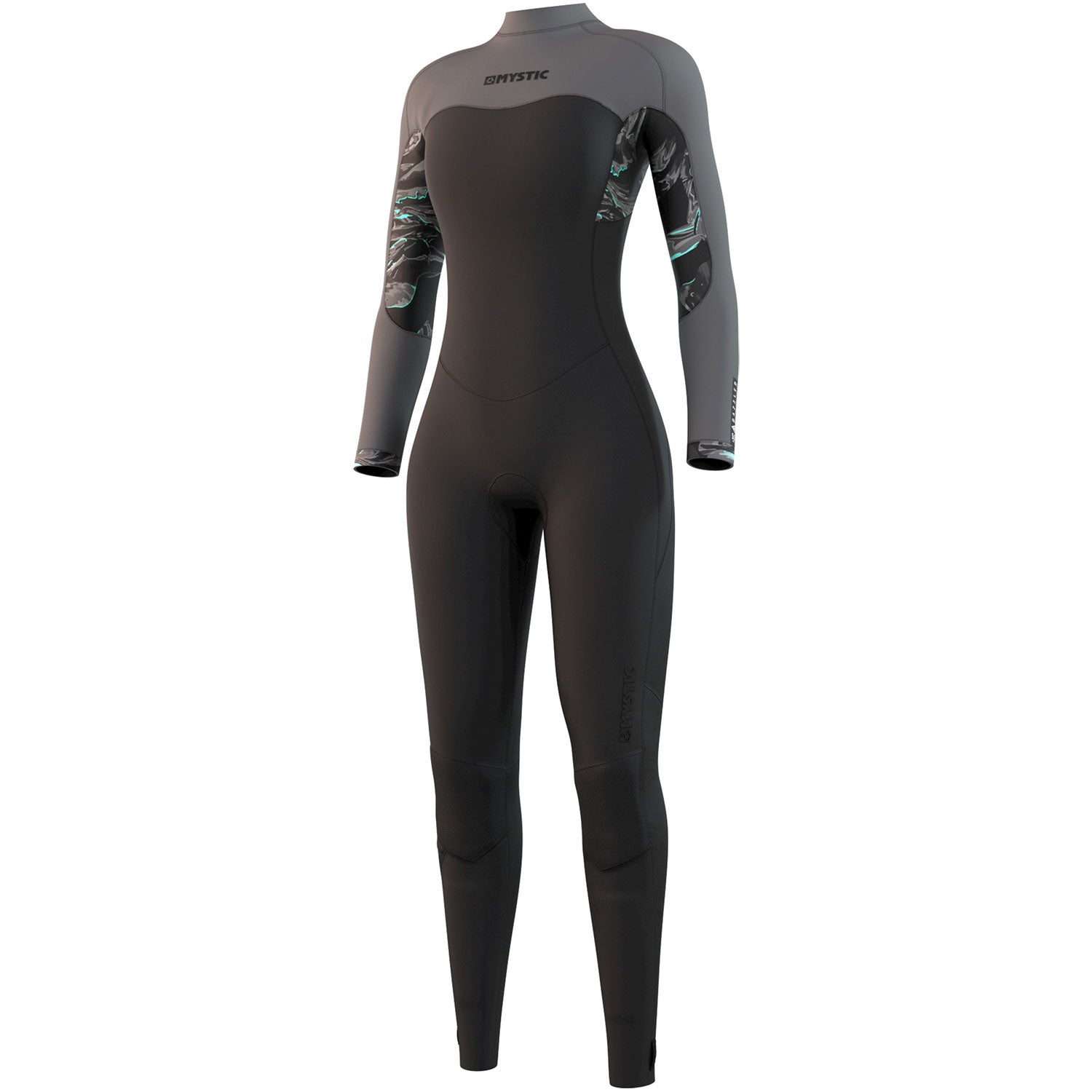  Mystic Womens DAZZLED 5/3mm Back Zip Wetsuit - Black