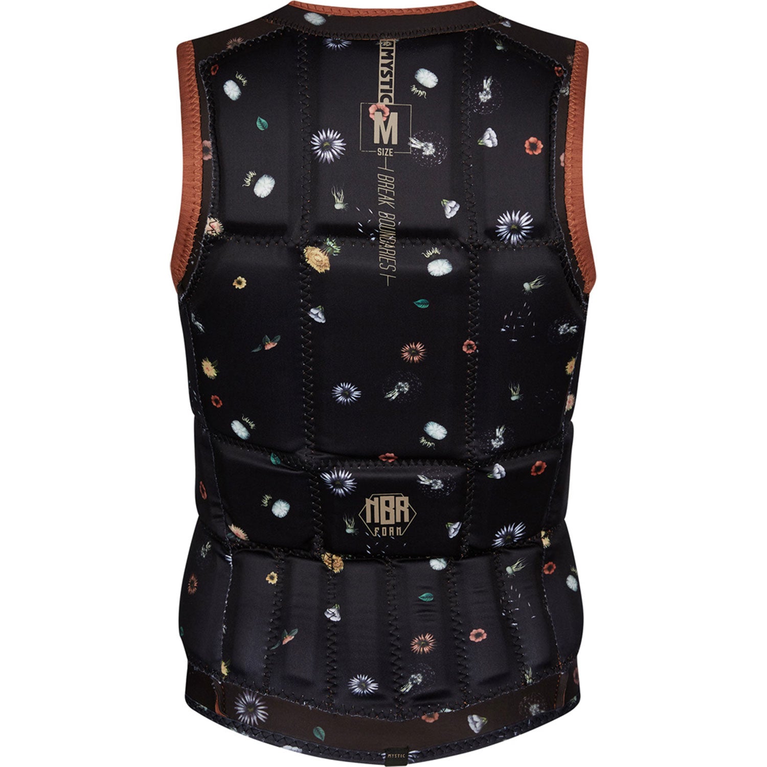  Mystic Womens DIVA FZip Wakeboard Impact Vest - Rusty Red
