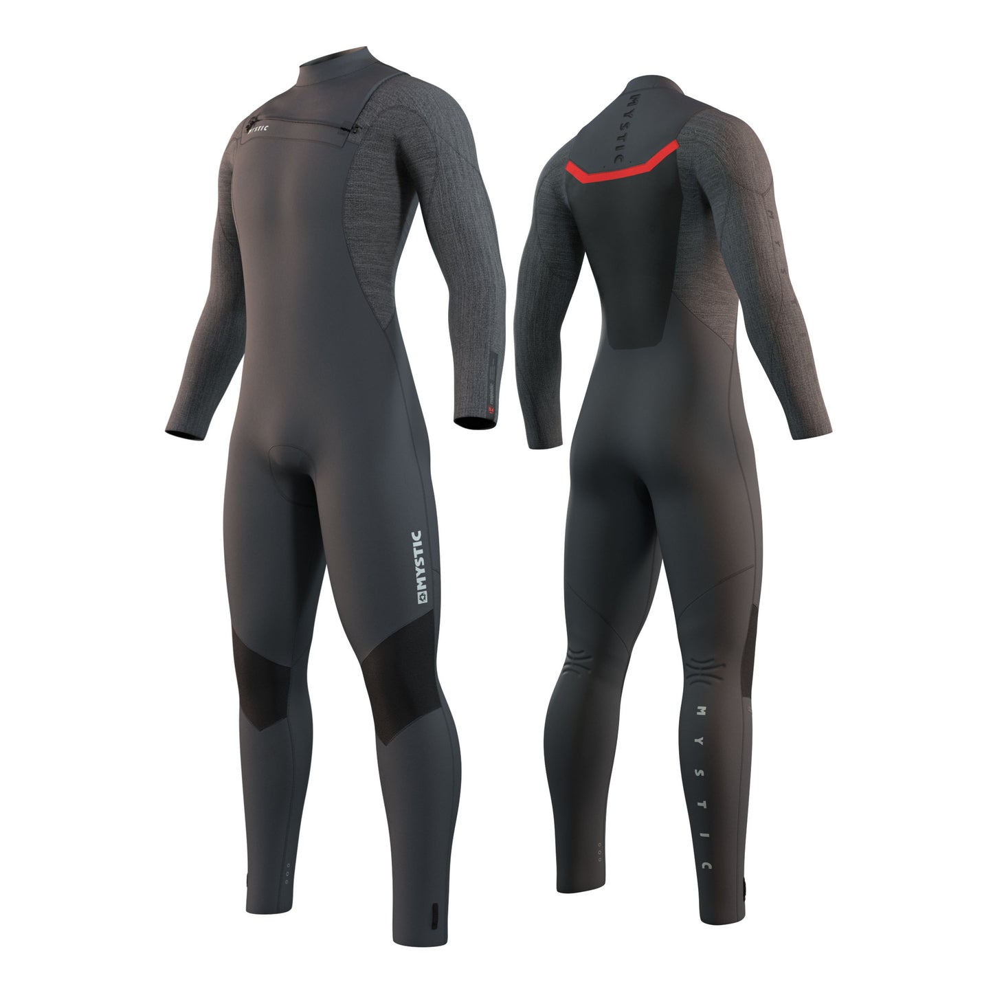  Mystic MAJESTIC 5/4 GBS Front Zip Wetsuit - Grey