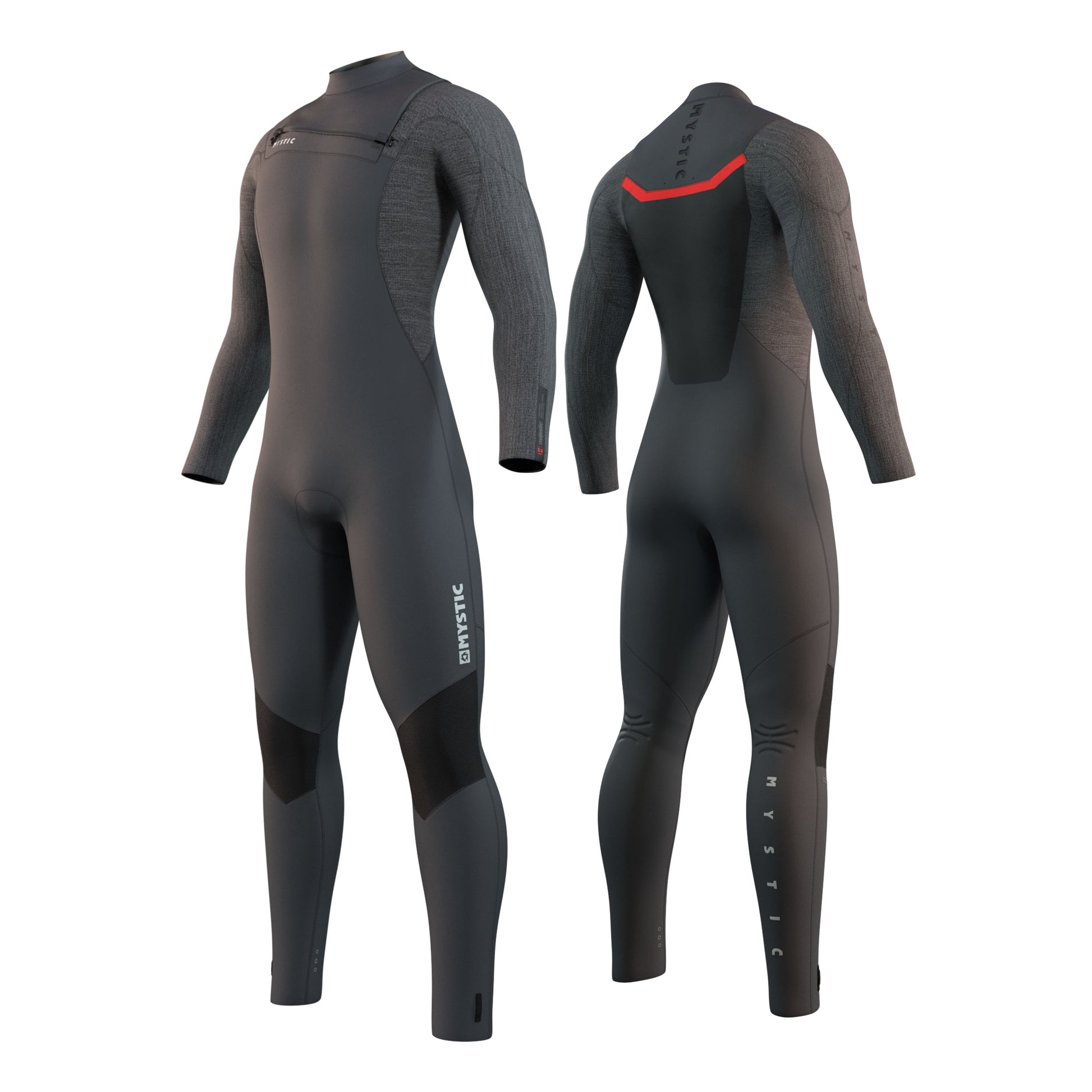  Mystic MAJESTIC 4/3 GBS Front Zip Wetsuit - Grey