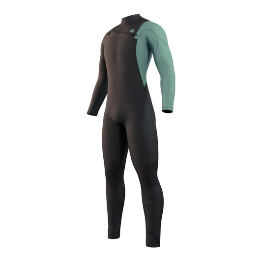  Mystic MARSHALL 5/3 GBS Front Zip Wetsuit - Black/Green