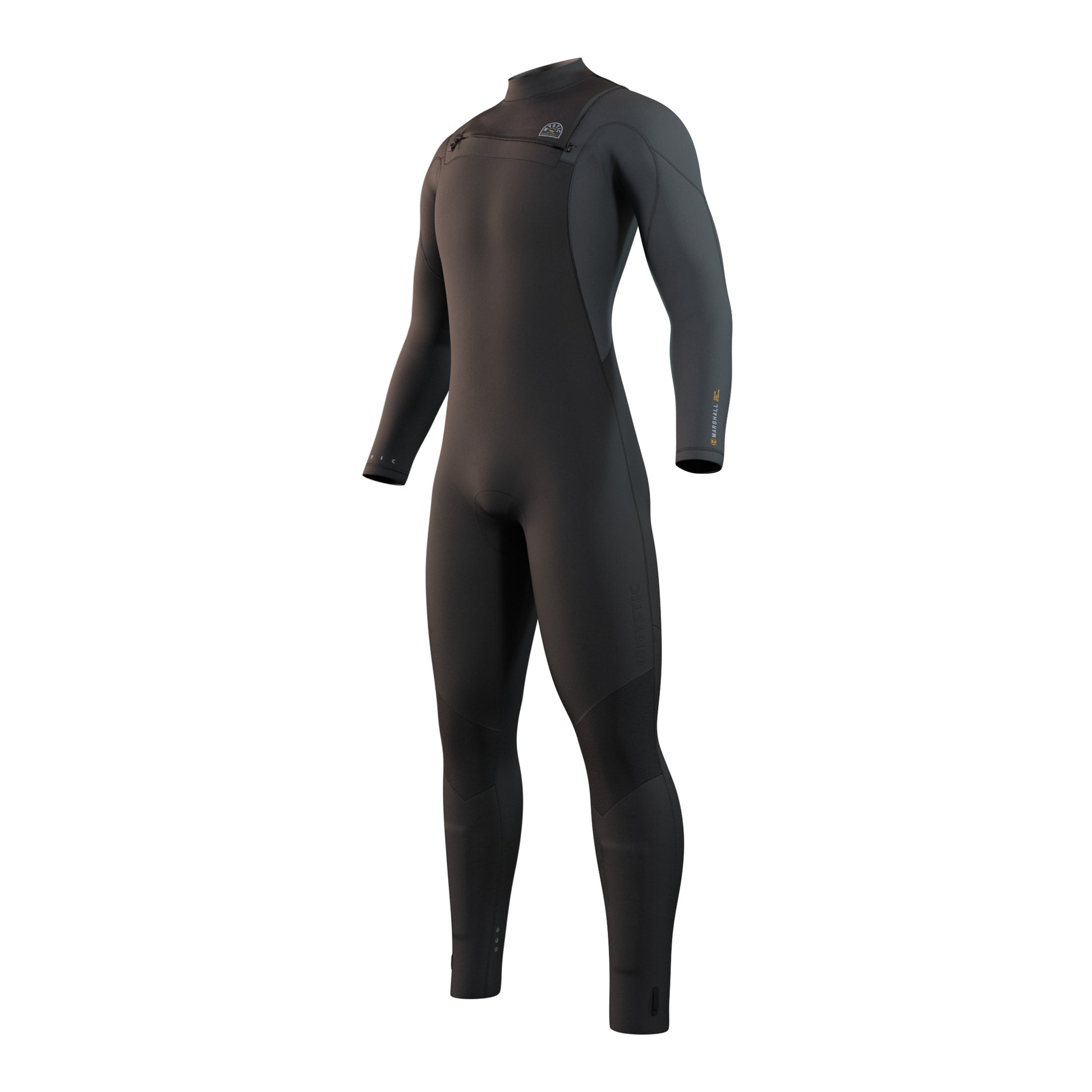  Mystic MARSHALL 3/2 GBS Front Zip Wetsuit - Black/Grey