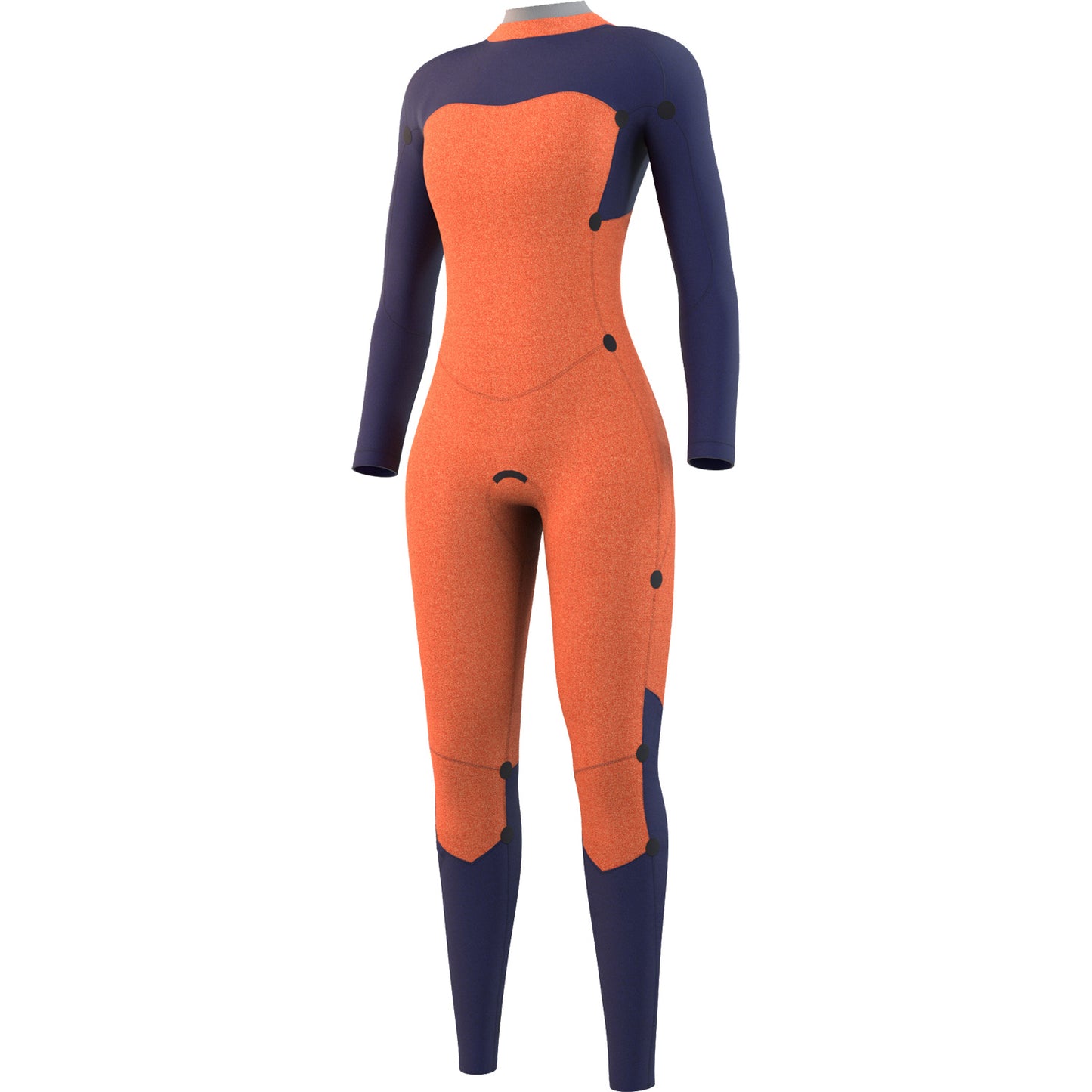  Mystic Womens Dazzled 5/3 Back Zip Wetsuit - Black