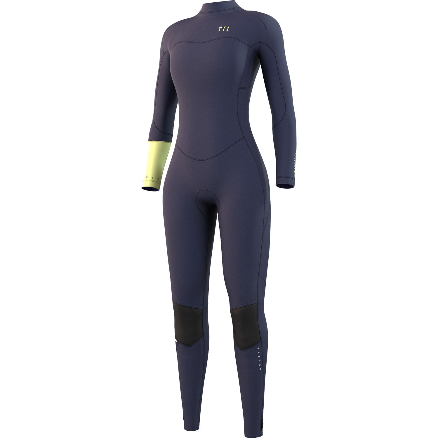  Mystic Womens Dazzled 5/3 Back Zip Wetsuit - Night Blue