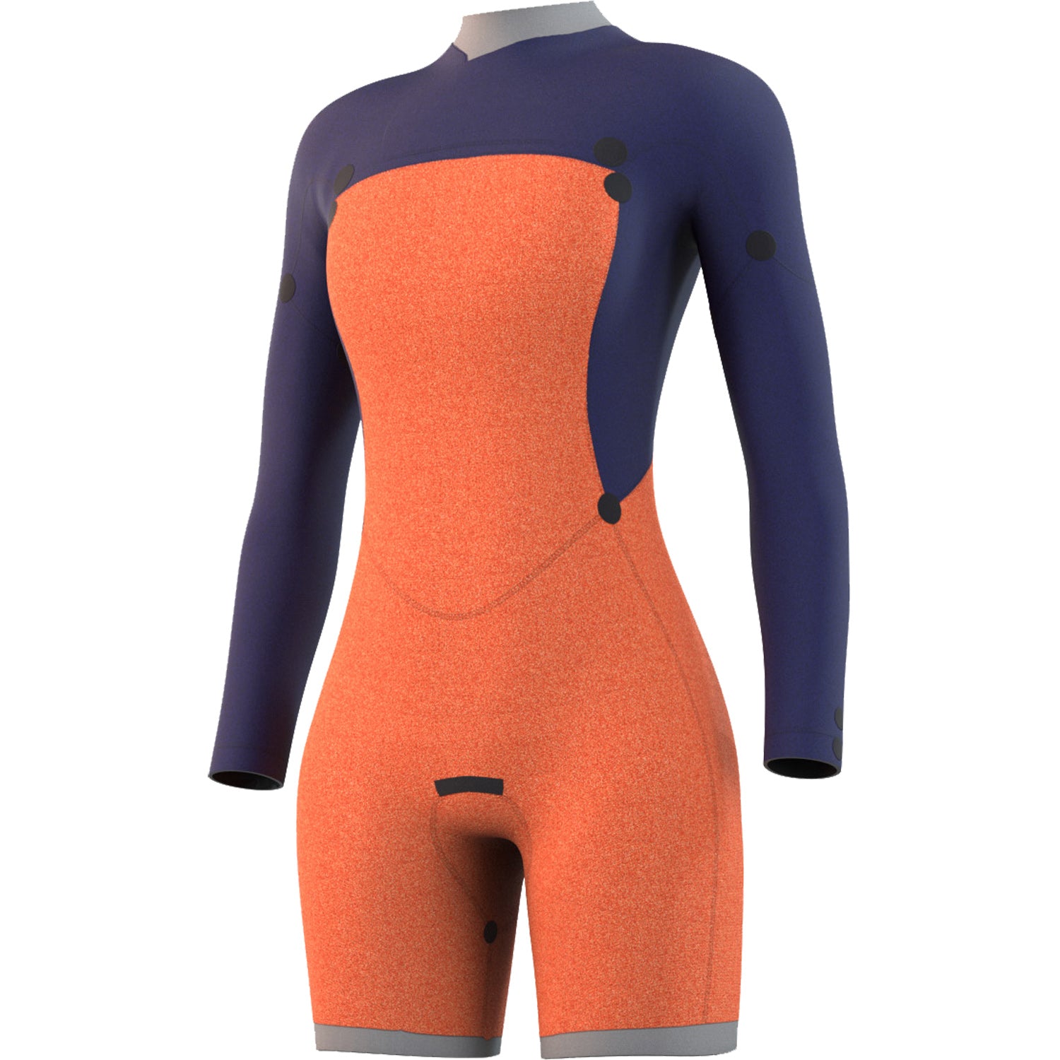  Mystic Womens Dazzled 3/2 Longarm Shorty Wetsuit - Black