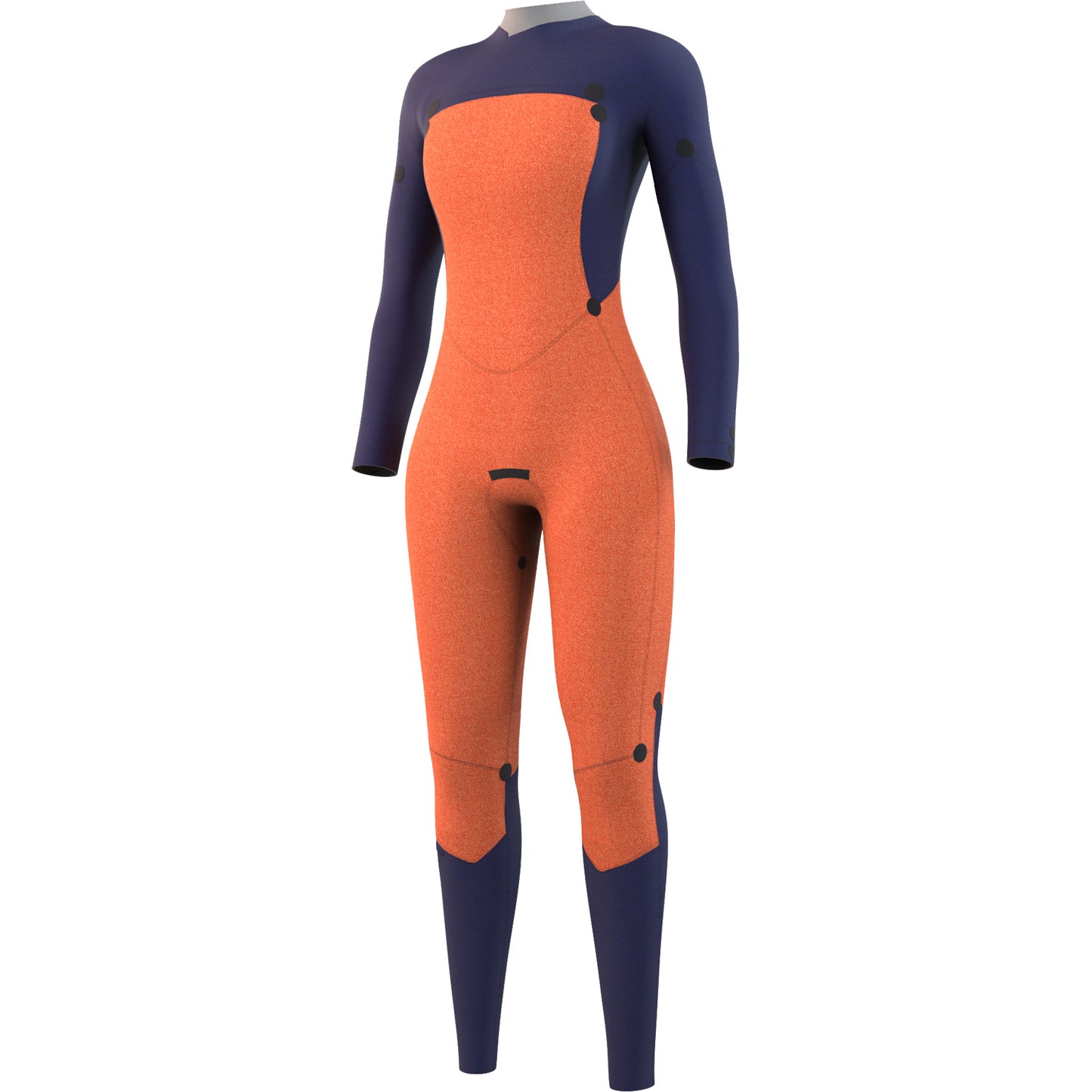  Mystic Womens Dazzled 5/3 Double Front Zip Wetsuit - Black