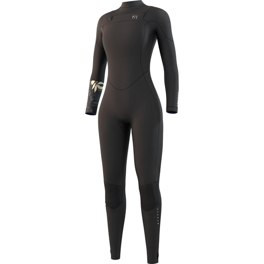  Mystic Womens Dazzled 5/3 Double Front Zip Wetsuit - Black