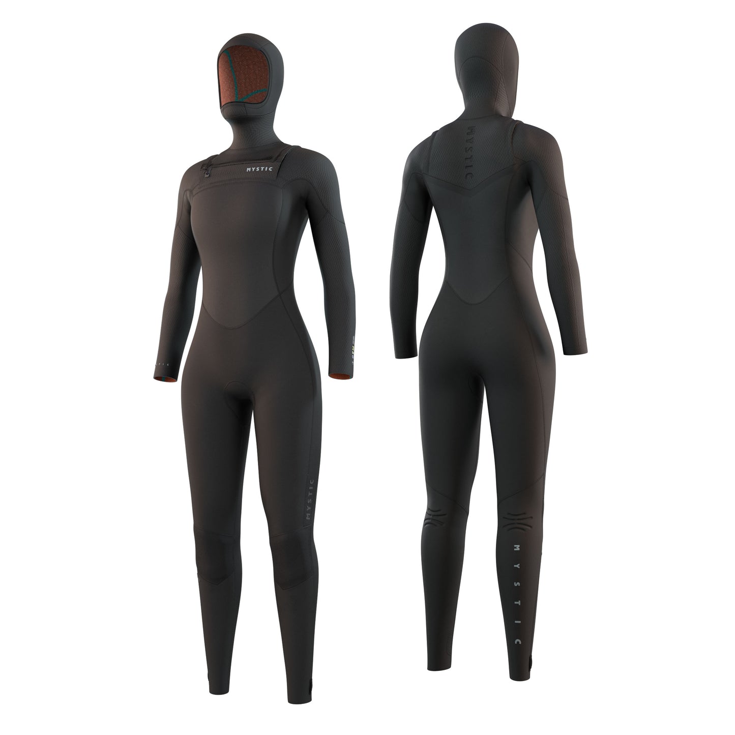  Mystic Womens Gem 6/4/3mm Hooded Wetsuit - Black