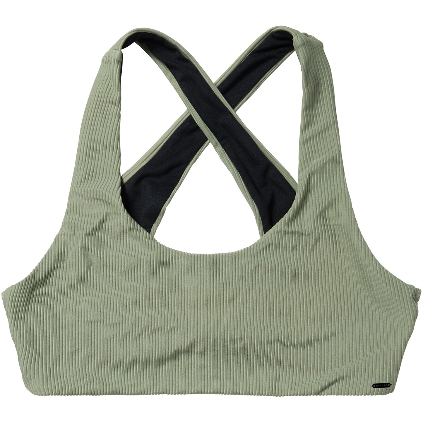  Mystic Womens Lana Bikini Top - Olive Green