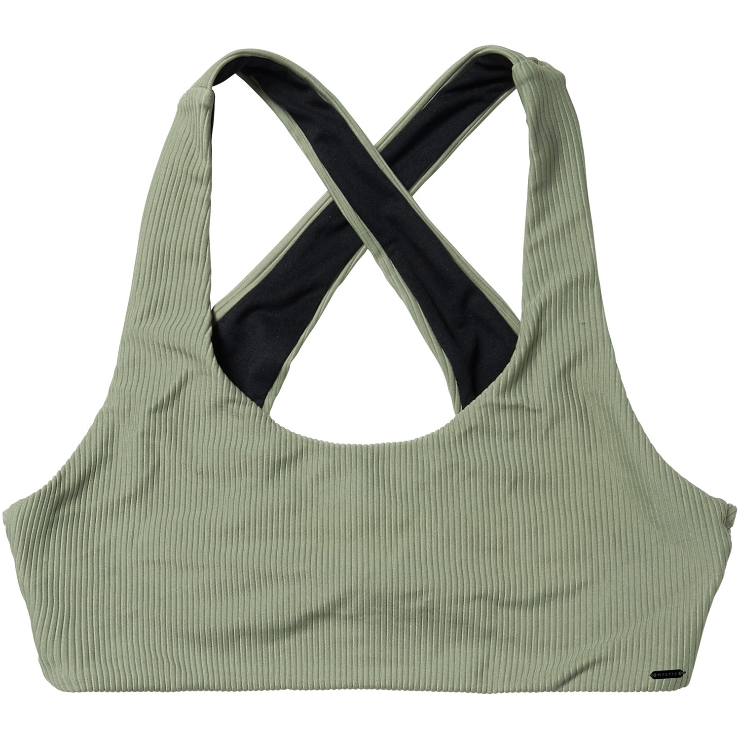  Mystic Womens Lana Bikini Top - Olive Green